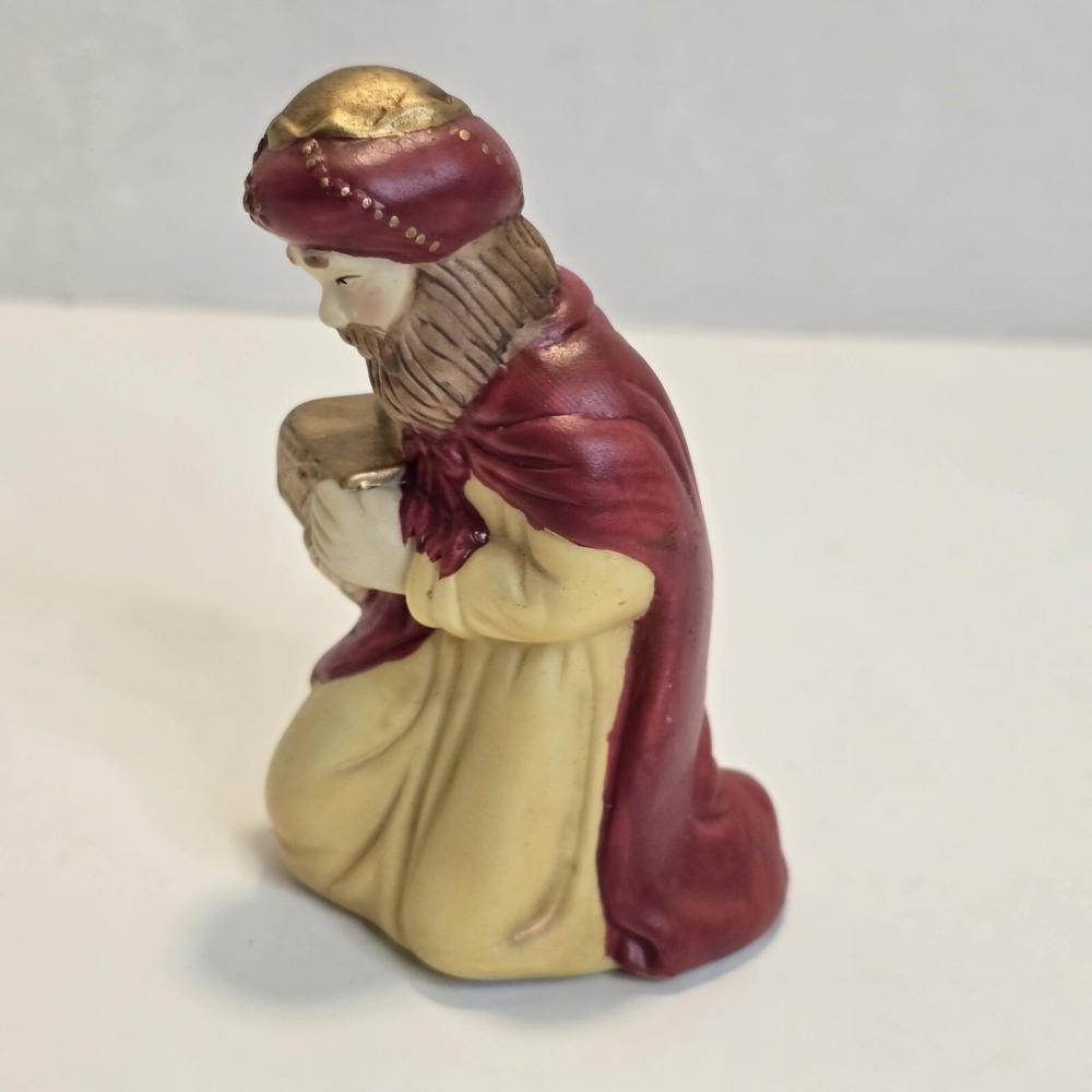 Nativity Set Porcelain Wiseman Figure Replacement Part - Picture 5 of 8